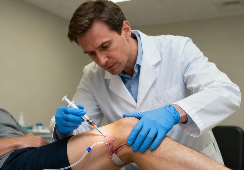 artrocentesi ginocchio