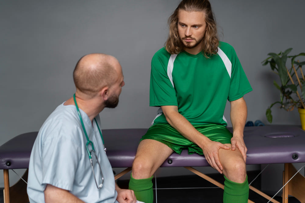 fisioterapia dopo infortunio al ginocchio