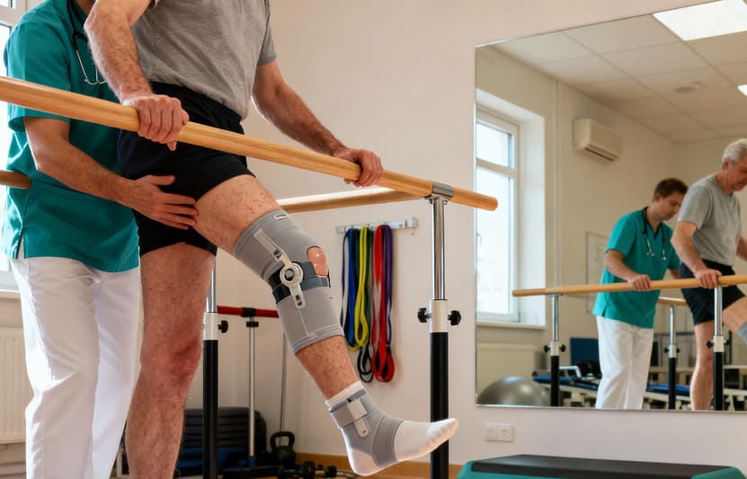 fisioterapia dopo protesi totale ginocchio