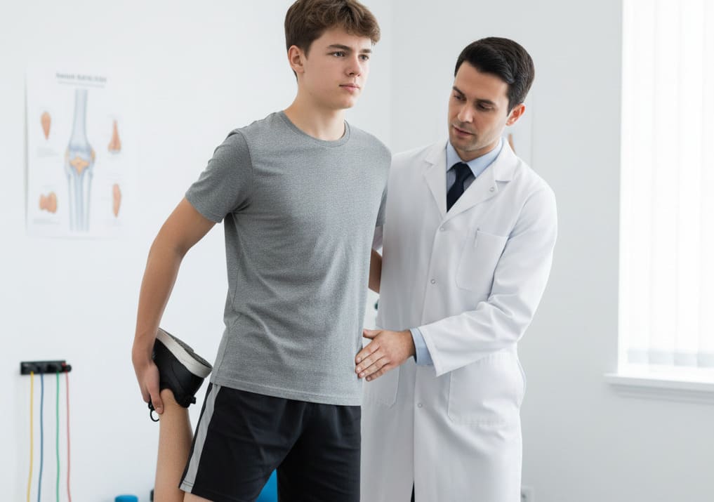 fisioterapia per sindrome di Osgood-Schlatter