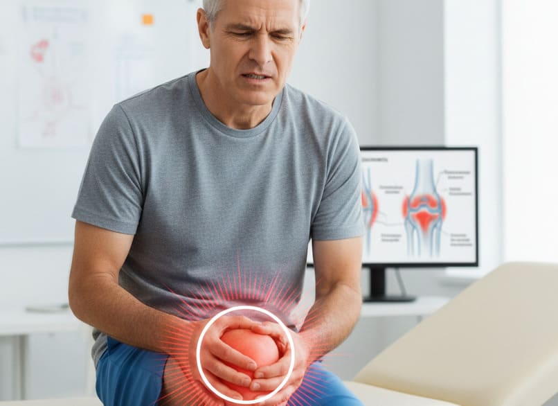 dolori causati dalla gonartrosi al ginocchio