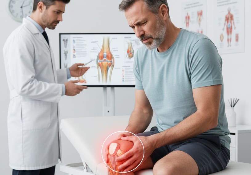 lesione pape ginocchio