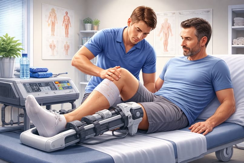 recupero post chirurgia artrofibrosi ginocchio